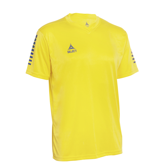 Футболка SELECT Pisa player shirt s/s Yellow-Blue